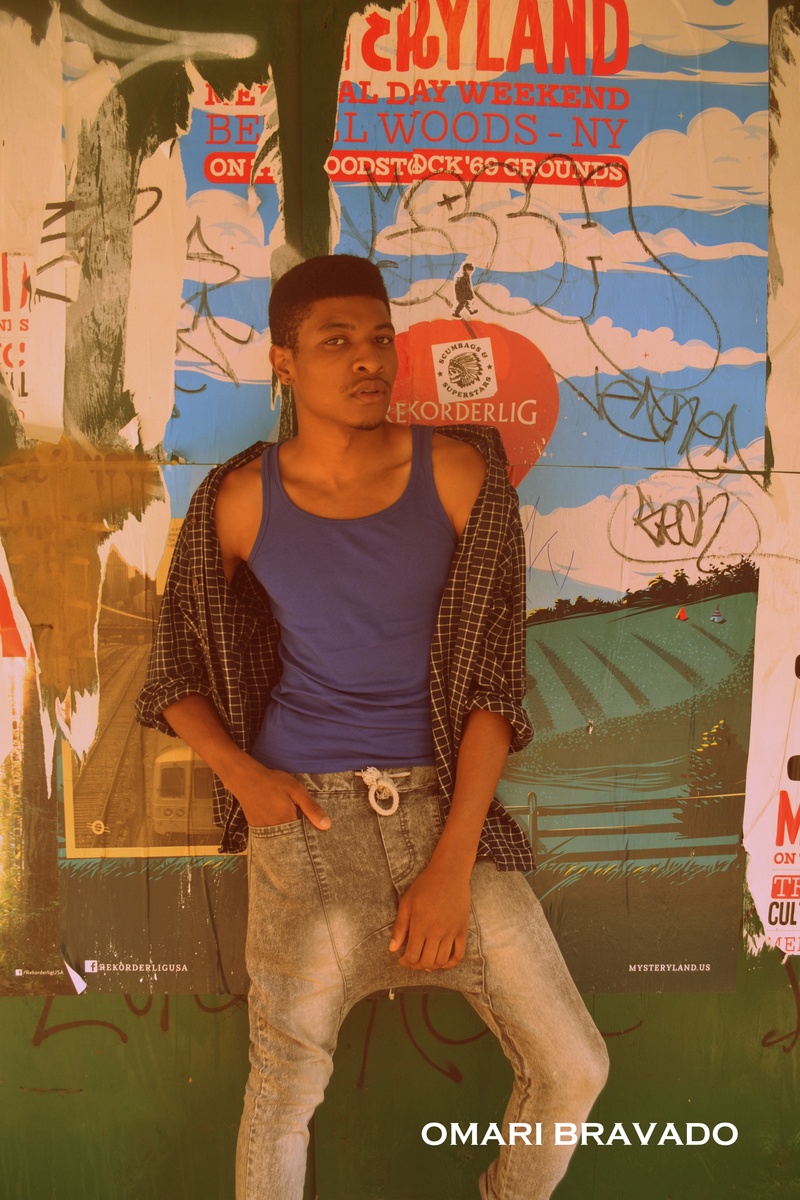 Male model photo shoot of Omaribravado in Brooklyn,NY
