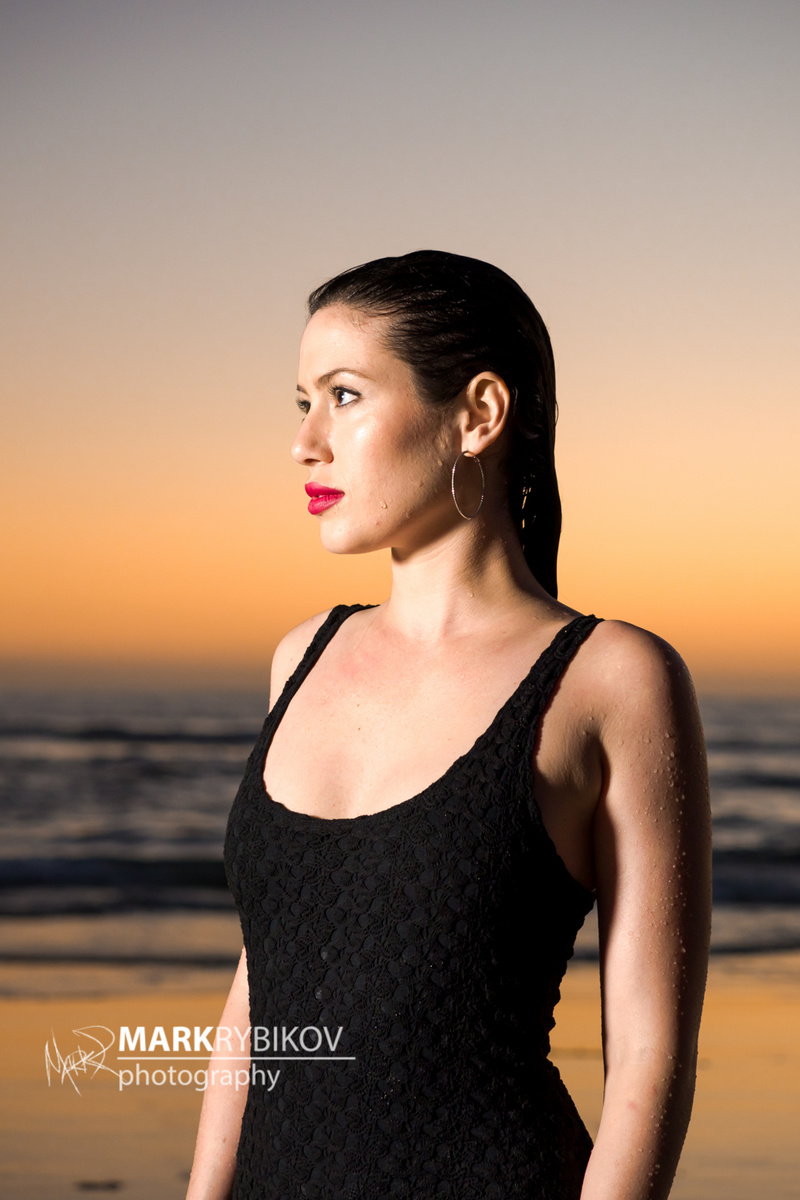 Female model photo shoot of GeminiStar in San Diego Sunset Beach