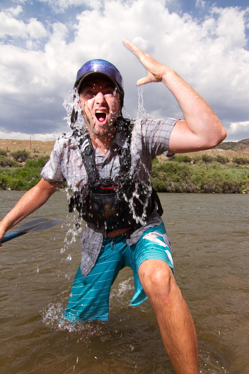 Male model photo shoot of Jed Whitley Photography in Arkansas River, Colorado