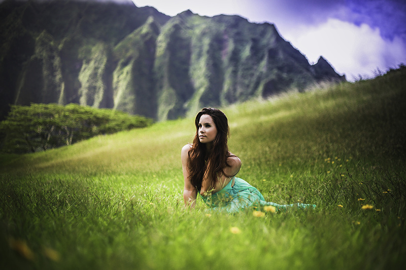 Female model photo shoot of BellaLuzPhoto in Kaneohe, Hawaii
