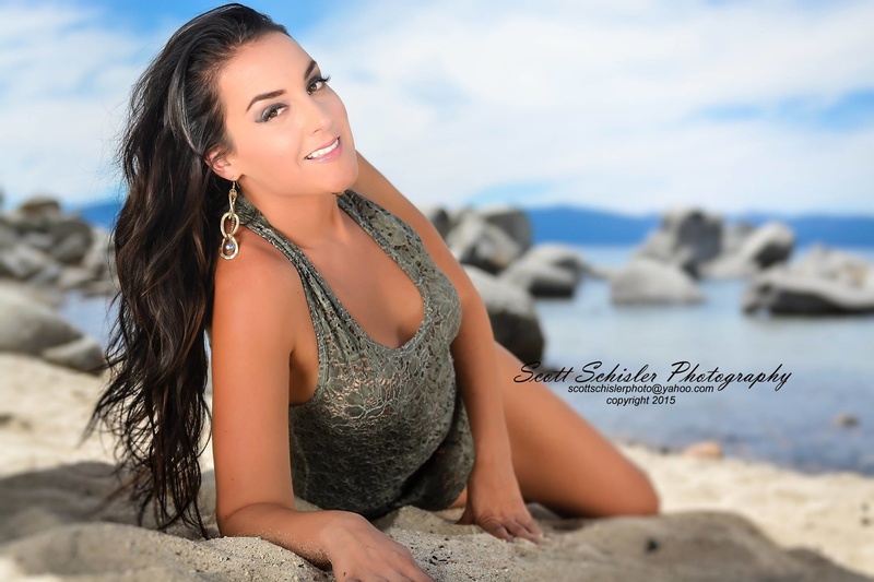 Female model photo shoot of Connie Collean in North Lake Tahoe, CA