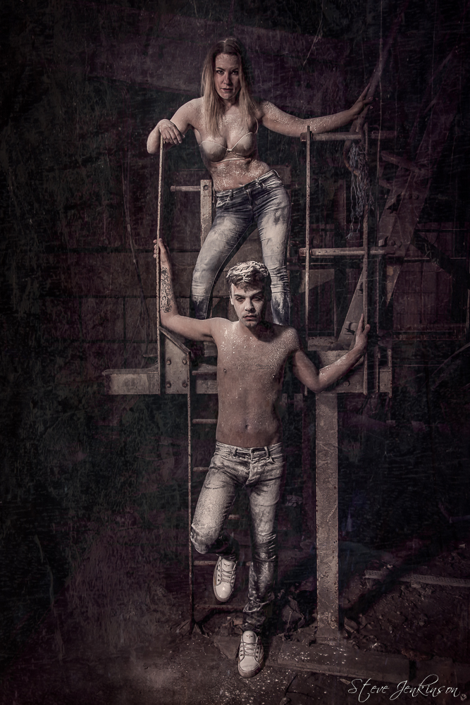Male model photo shoot of SteveJsoftbox in Shoreham Cement Works