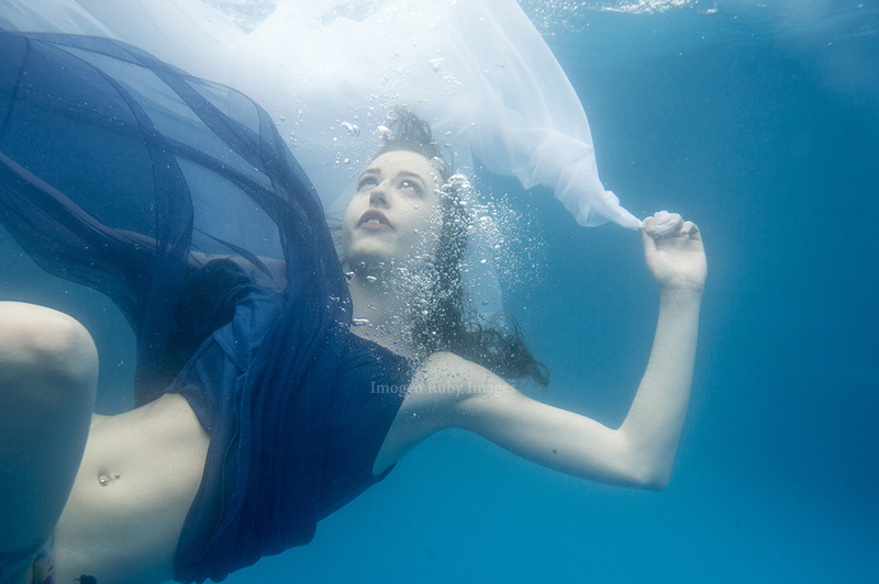 Female model photo shoot of Imogen Ruby in Under the sea