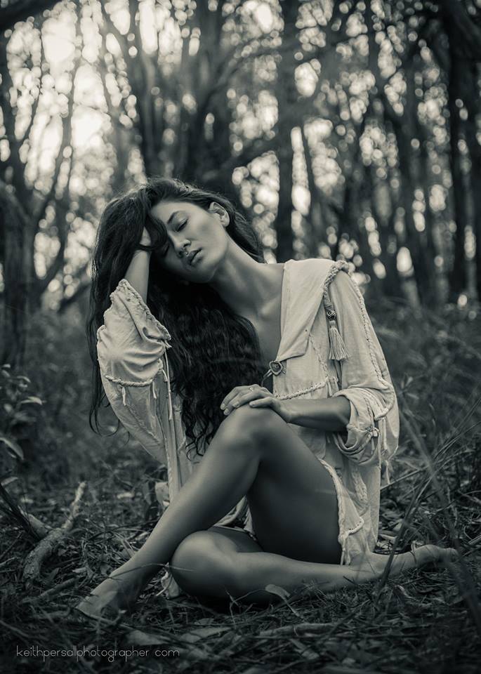 Female model photo shoot of Indigo Zahra by Keith Per