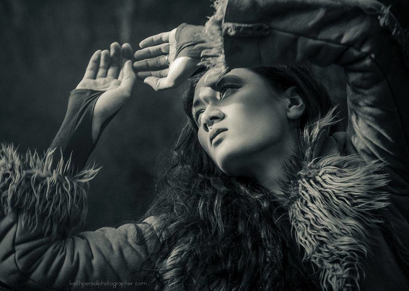 Female model photo shoot of Indigo Zahra by Keith Per