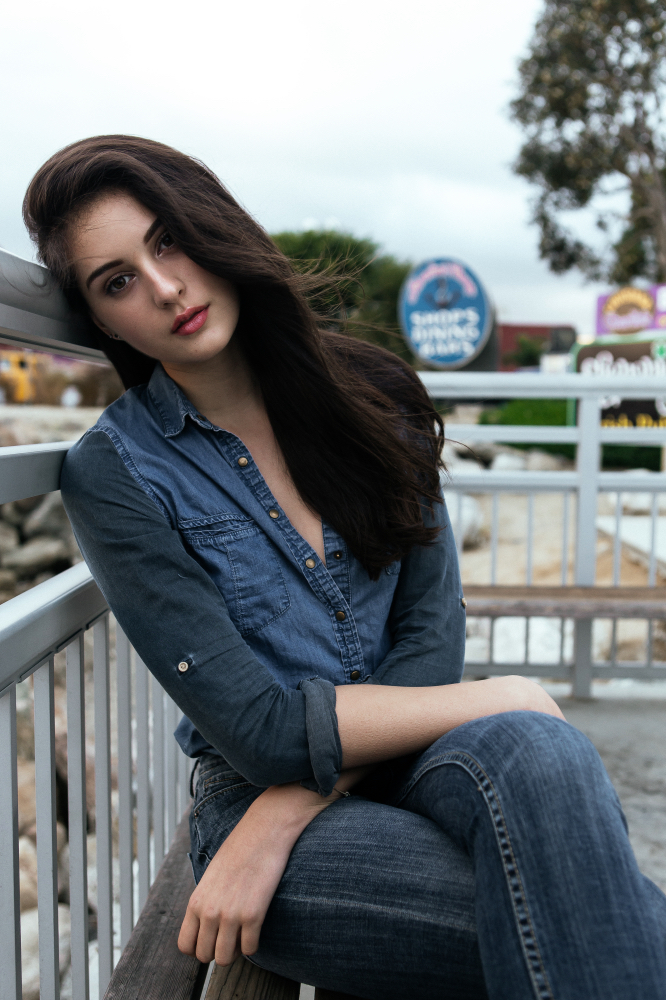 Female model photo shoot of MUA_MichelleAnitaColes in Shoreline Village, Long Beach CA