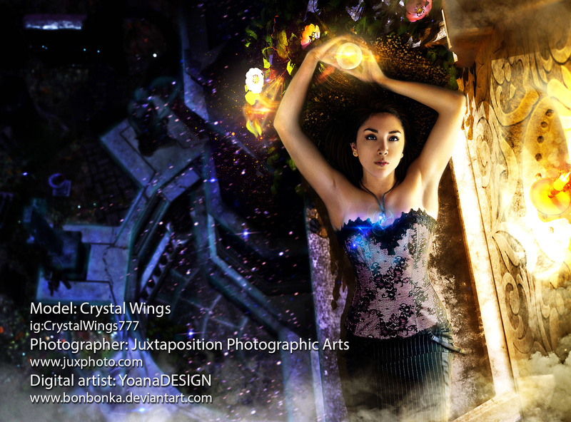 0 and Female model photo shoot of JuxPhoto and Crystal Wings in Poway, CA, USA, digital art by YoanaDESIGN