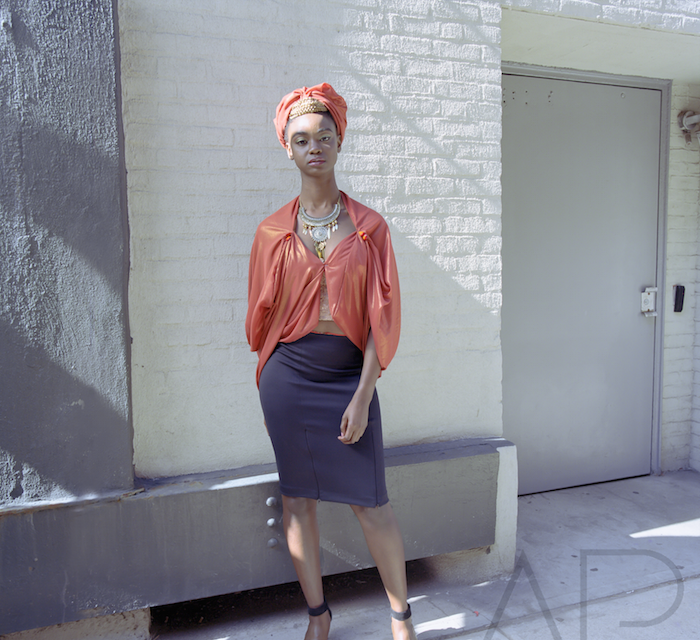 Female model photo shoot of JanelleClayton in Dumbo, Brooklyn