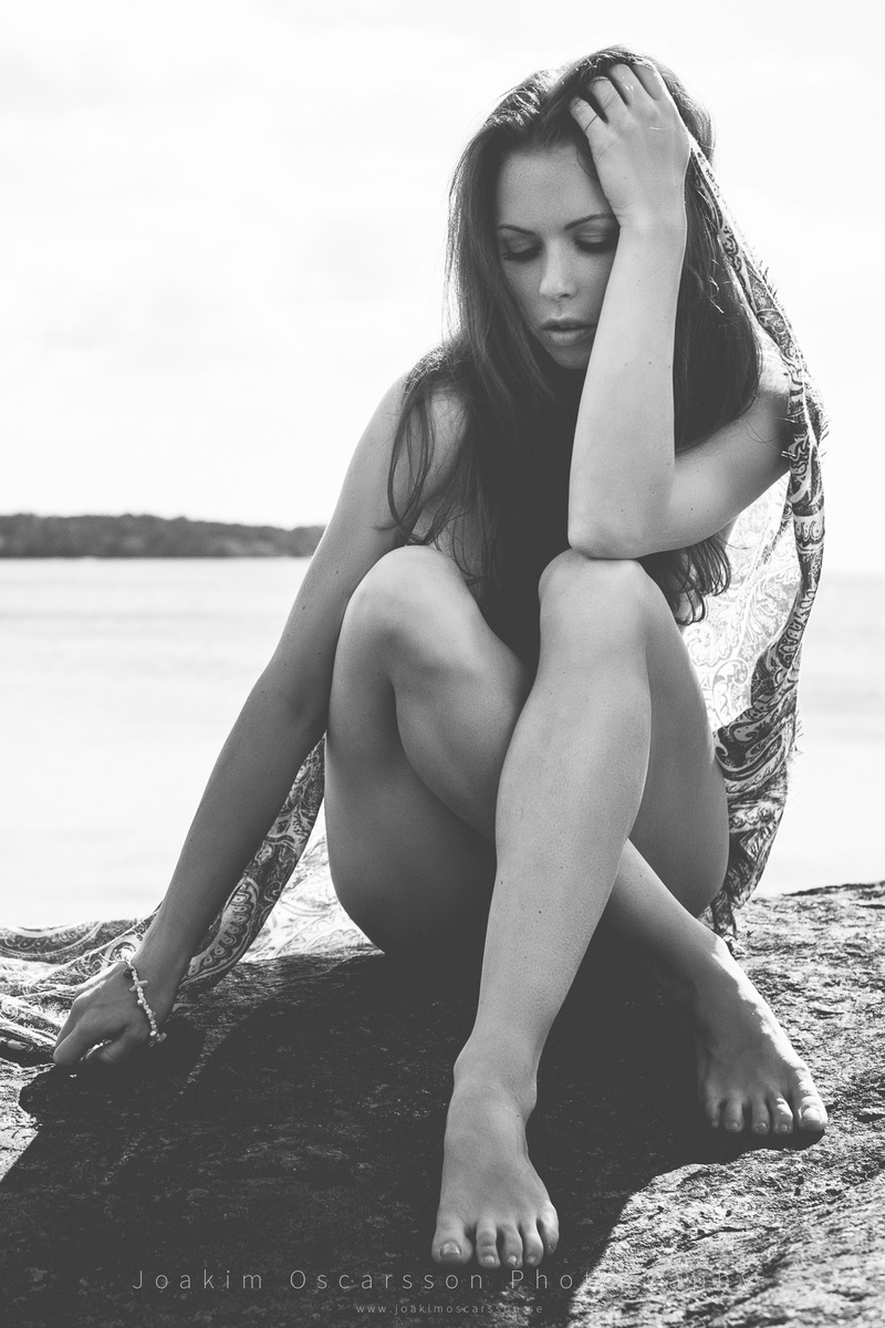 Female model photo shoot of Michaela Backlund in Nynäshamn