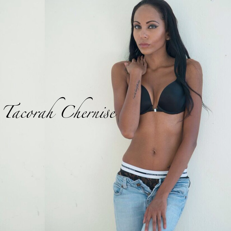Female model photo shoot of Tacorah Chernise, makeup by Mascara Diva