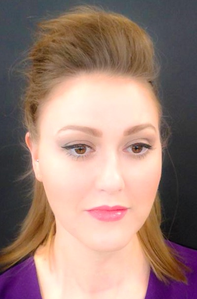 Female model photo shoot of Sam Scott Makeup Artist in East Kilbride