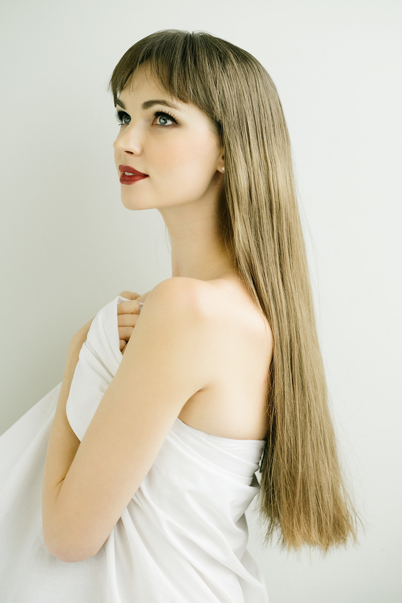 Female model photo shoot of Elizaveta  by Ejun Low, makeup by Cherry Au