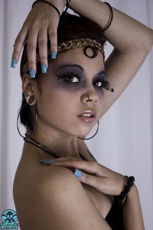 Female model photo shoot of BluRoze in Cyanide Studios