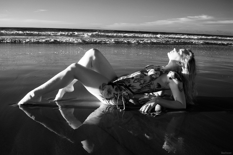 Male and Female model photo shoot of 831 Infrared  and d0pam1n3 in Sand City Beach