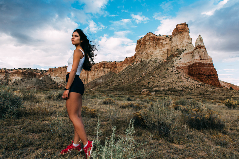 Female model photo shoot of ela_ferreira in Navajo Reservation, Arizona