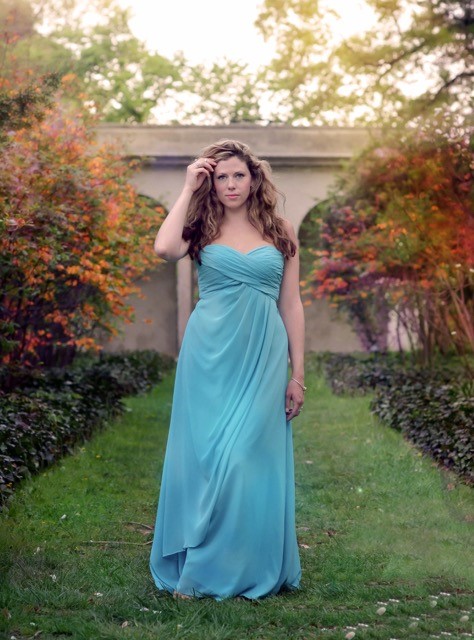 Female model photo shoot of angel_nicole in Marian Coffin Gardens at Gibraltar - Wilmington, DE