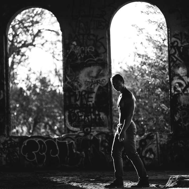 Male model photo shoot of Hundred in Graffiti Sanctuary