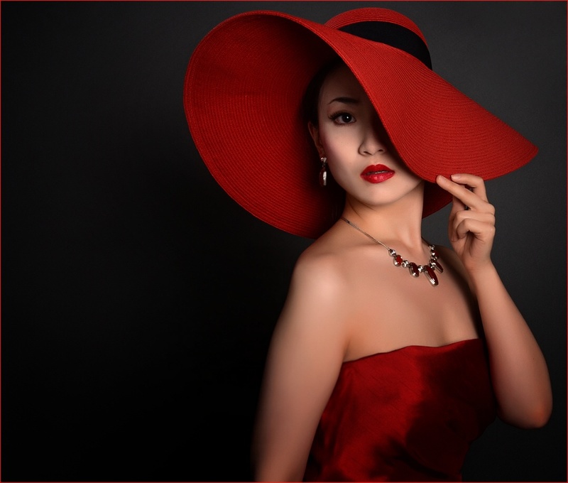 Female model photo shoot of Coco Wang