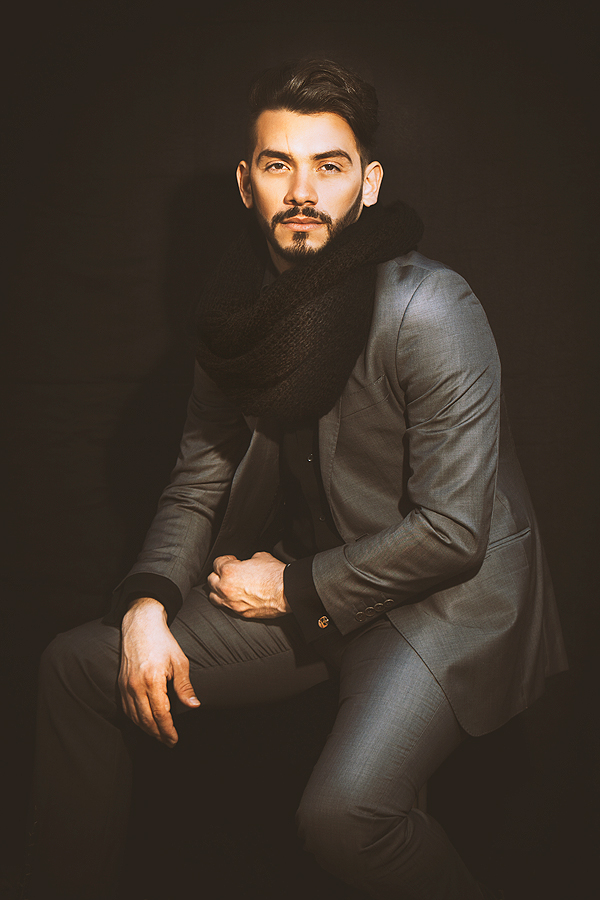 Male model photo shoot of Ahmed Almerengy by PAULINA FADROWSKA in Chicago