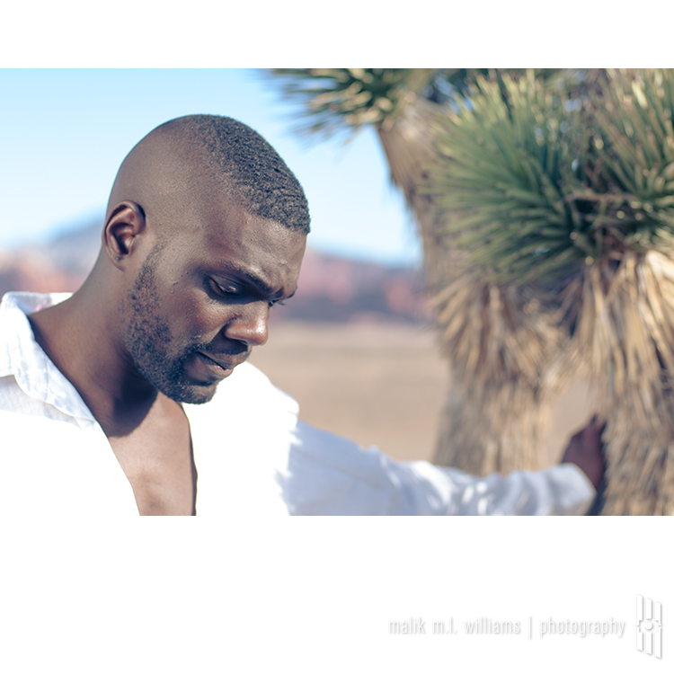 Male model photo shoot of malik m.l. williams and Mikehasmail in Red Rock Canyon, Las Vegas, NV