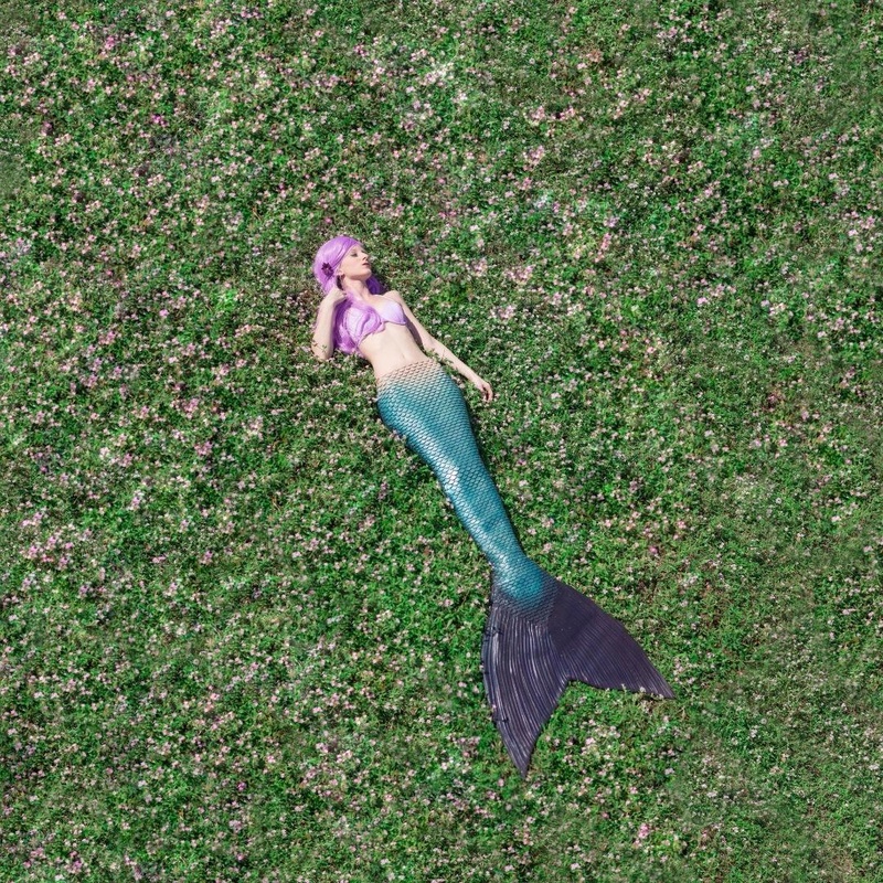 Female model photo shoot of Treasure Coast Mermaid