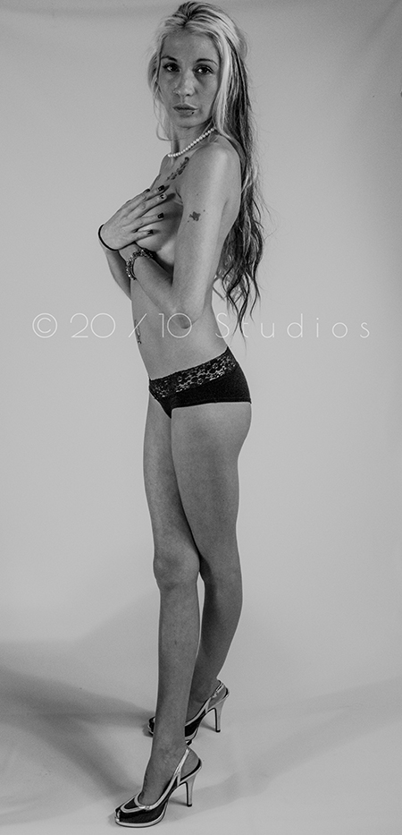 Female model photo shoot of LesleyAnnModelnc by 2010Studios in 20/10 Studios