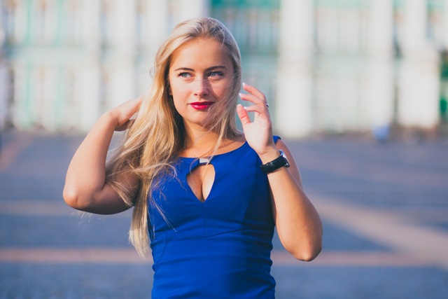 Female model photo shoot of Margaryta in Saint Petersburg