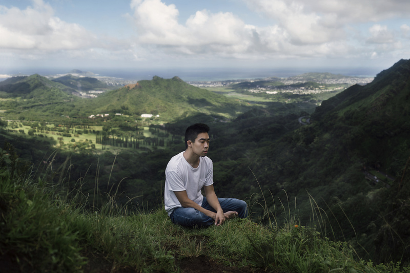 Male model photo shoot of Quincy Woo in Honolulu, HI