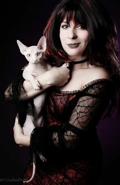 Female model photo shoot of Crooked Kitty