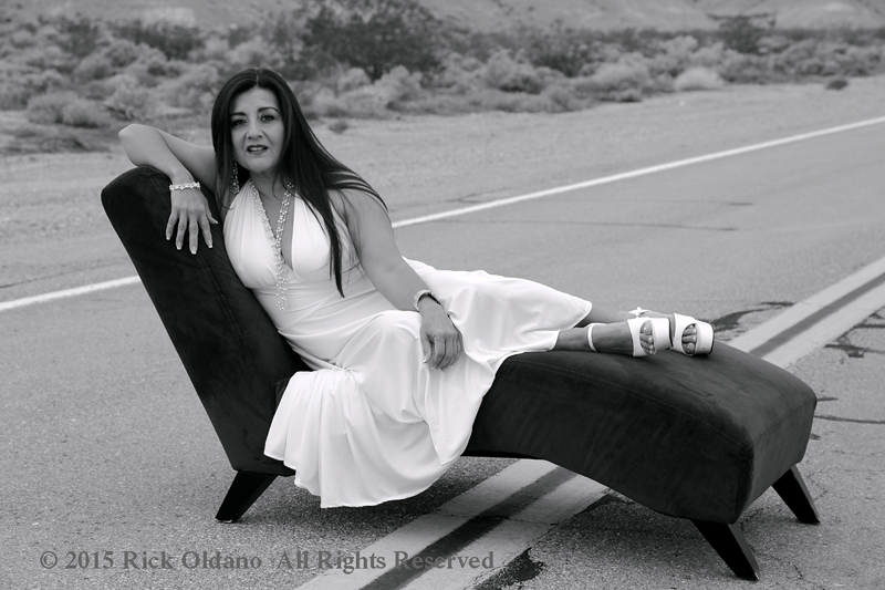 Male and Female model photo shoot of Rick Oldano Photography and Sugar D Cookie in Shoshone, CA