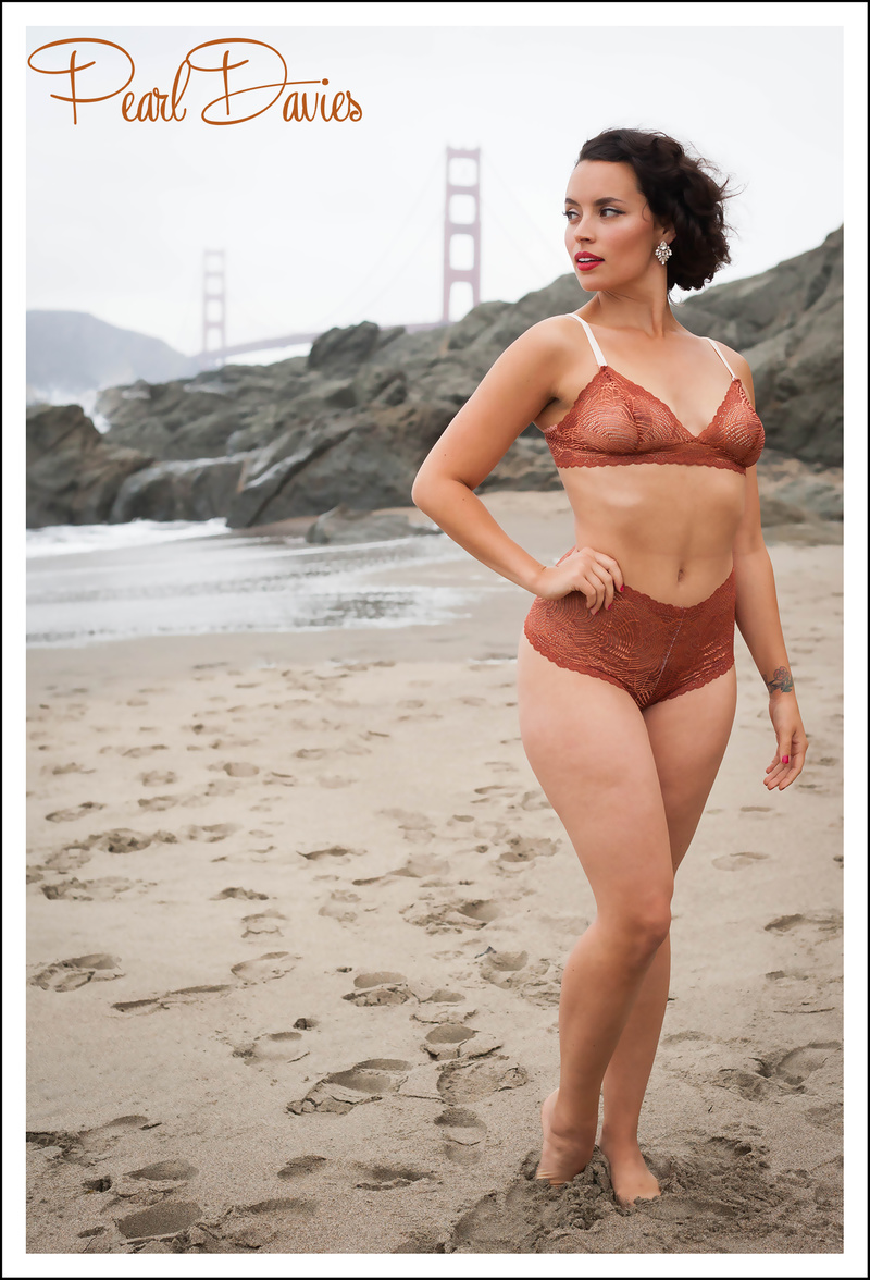 Female model photo shoot of Pearl Davies in San Francisco, California USA