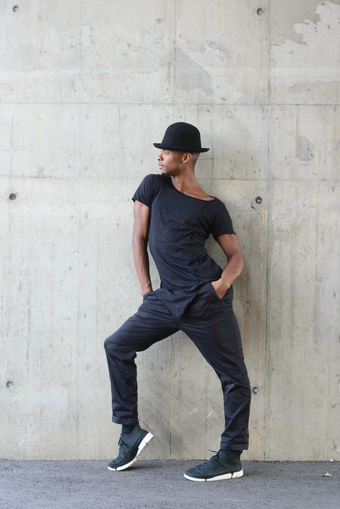 Male model photo shoot of couture danseur