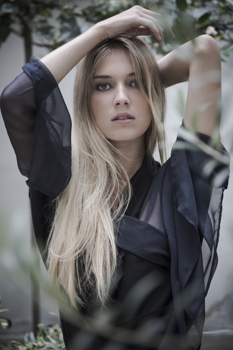 Female model photo shoot of MLCV in Paris