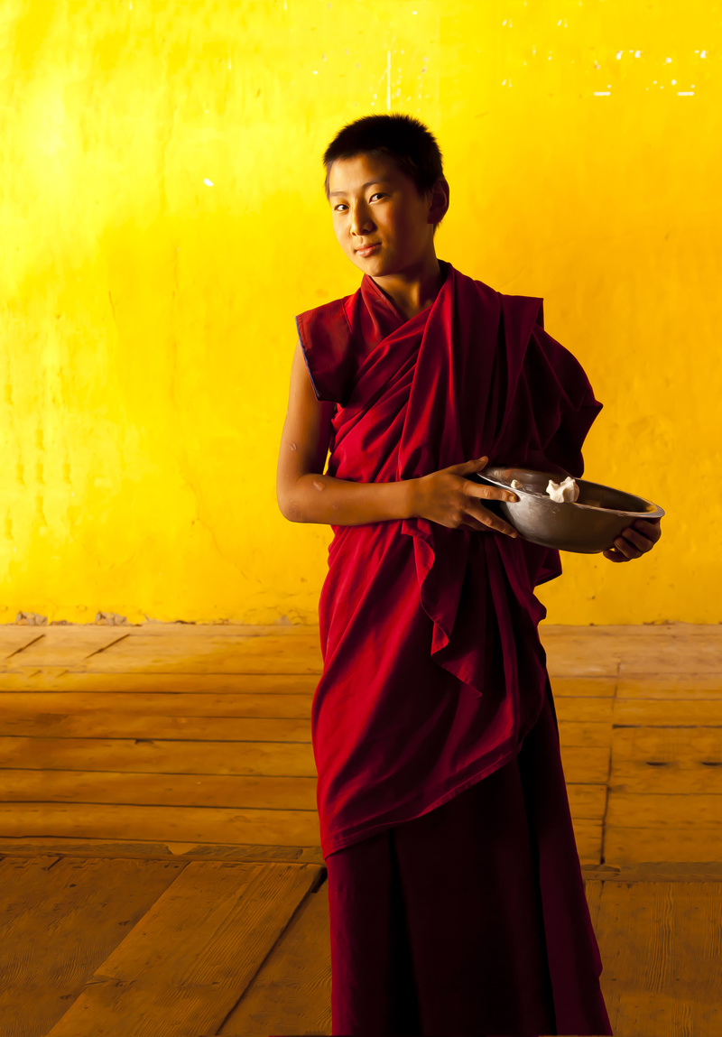 Male model photo shoot of MooFishPro in Trongsa Monestary, Bhutan
