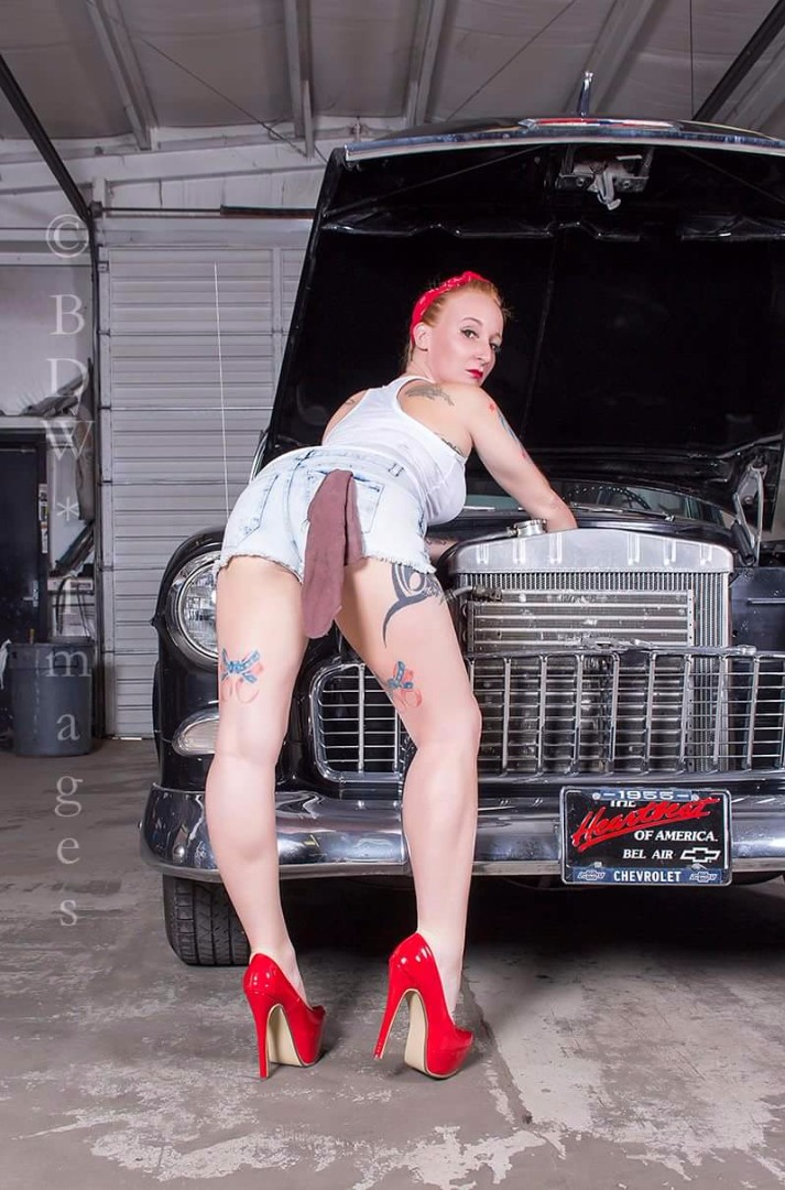 Female model photo shoot of Ms Perfect Pinup