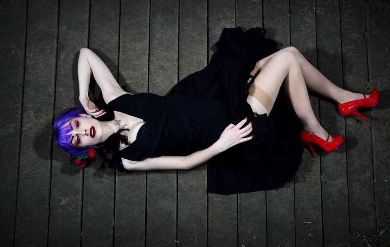 Female model photo shoot of Lilith Von Dahlia