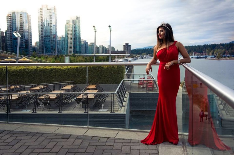 Female model photo shoot of Shakti S Shunmugam in Vancouver Waterfront
