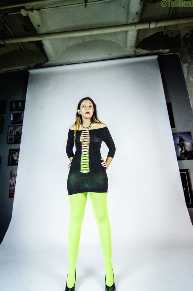 Female model photo shoot of Catherine Mapp in Copycat Building