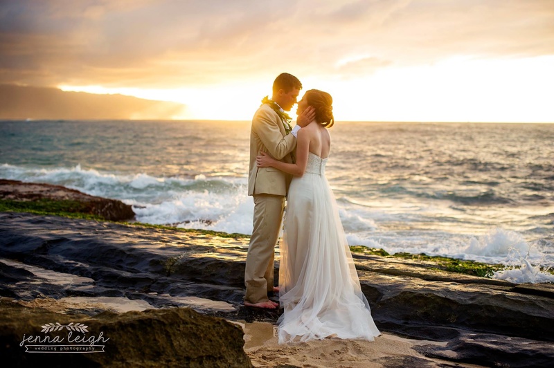 Female model photo shoot of Jenna Leigh Weddings in Hawaii