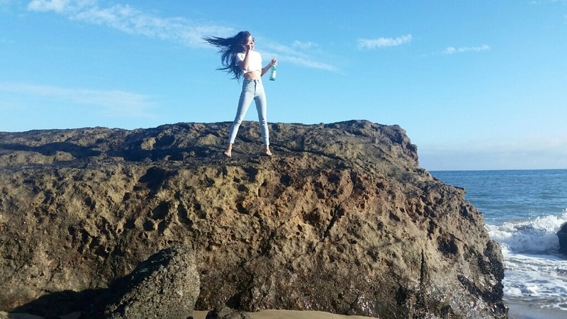 Female model photo shoot of Briana Nance in Malibu