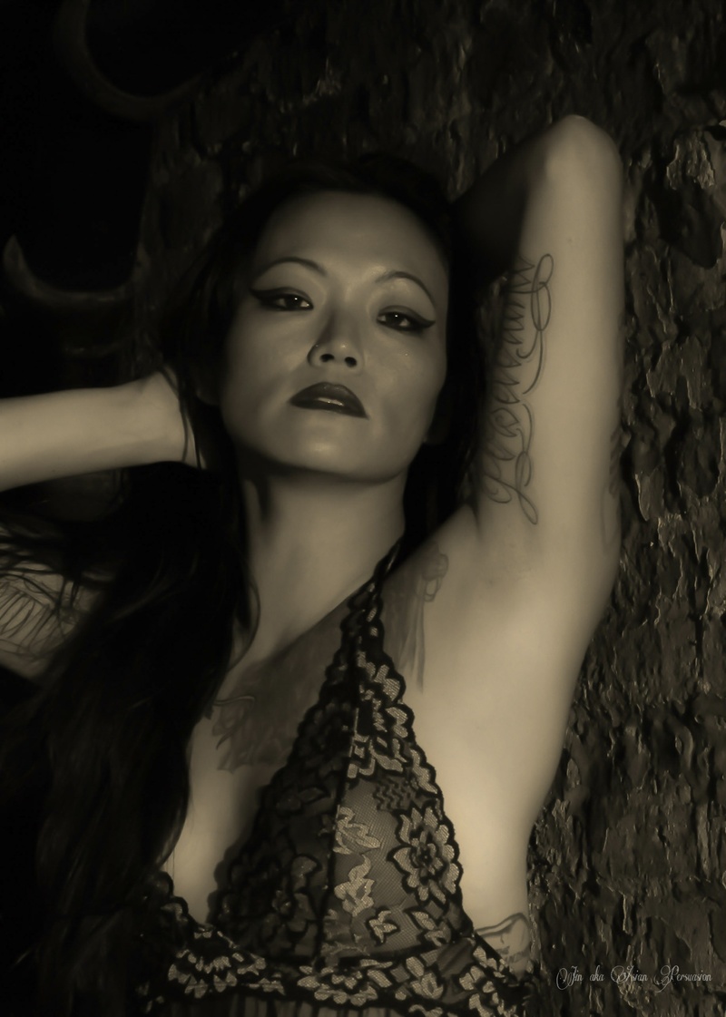 Female model photo shoot of Jin aka Asian Persuasion in Elgin, Illinois
