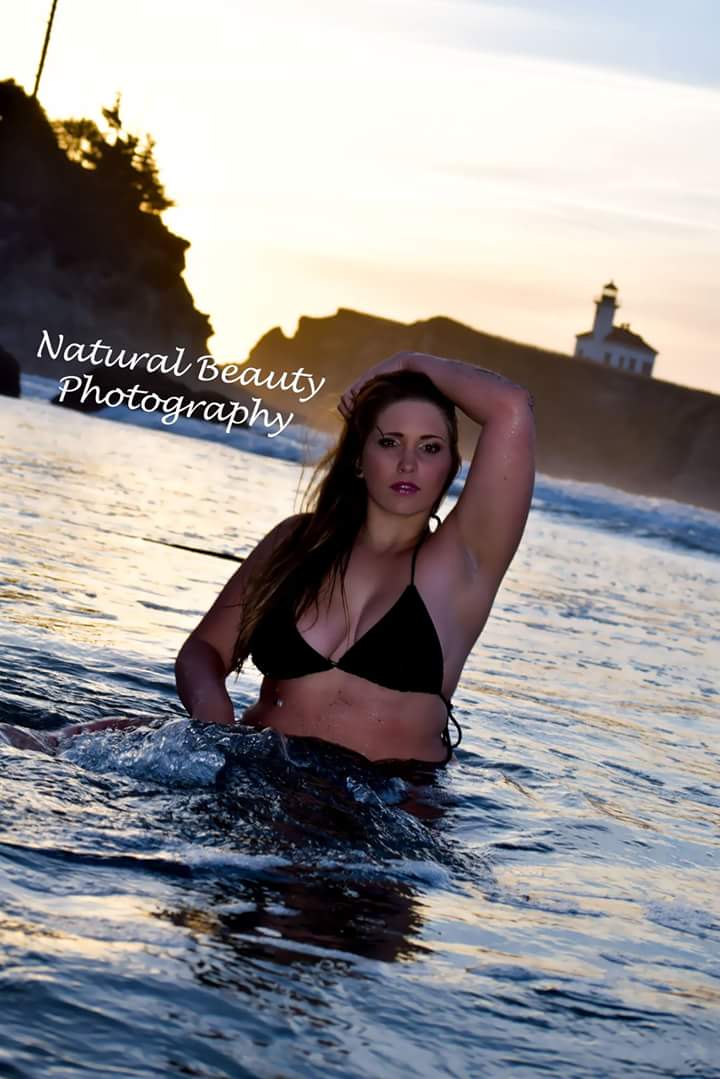 Female model photo shoot of ElieAnn in Lighthouse Beach, Oregon
