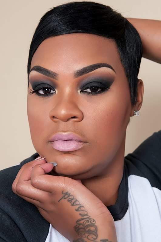 Female model photo shoot of MzChangingFacezMUA by JandRStudios in Houston Tx, retouched by Cole Bettelyoun