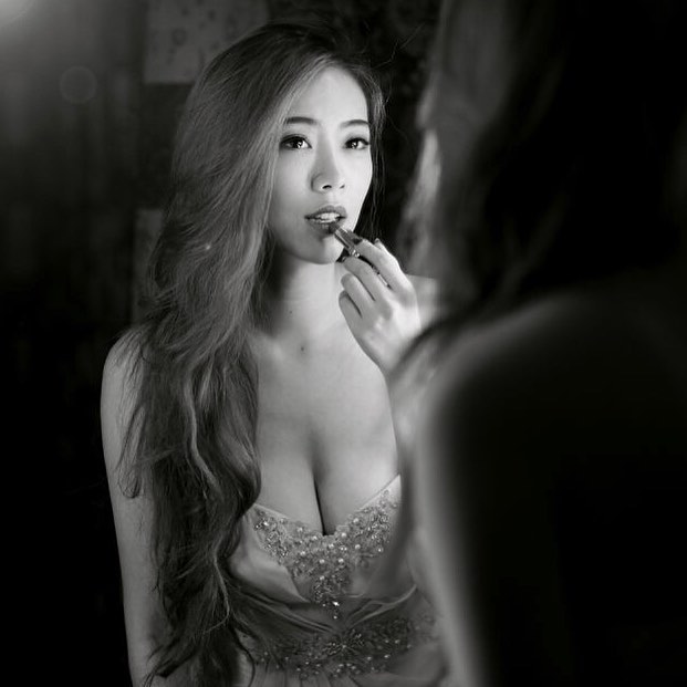 Female model photo shoot of Jena_Yang