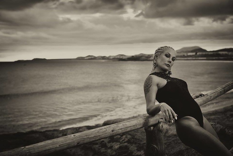 Female model photo shoot of Babilon girl in Tenerife Spain