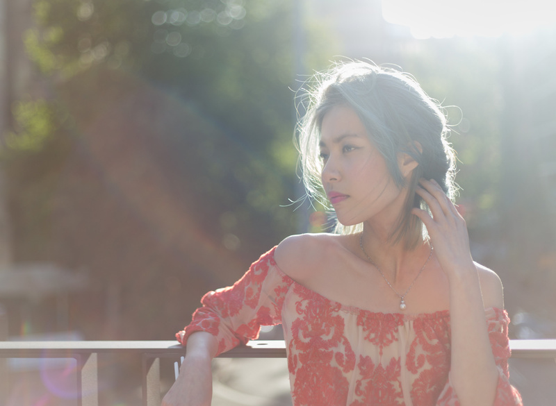 Female model photo shoot of JoJo_Lin in Sydney