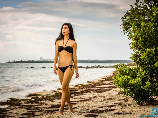 Female model photo shoot of YUCOCO in Key Biscayne