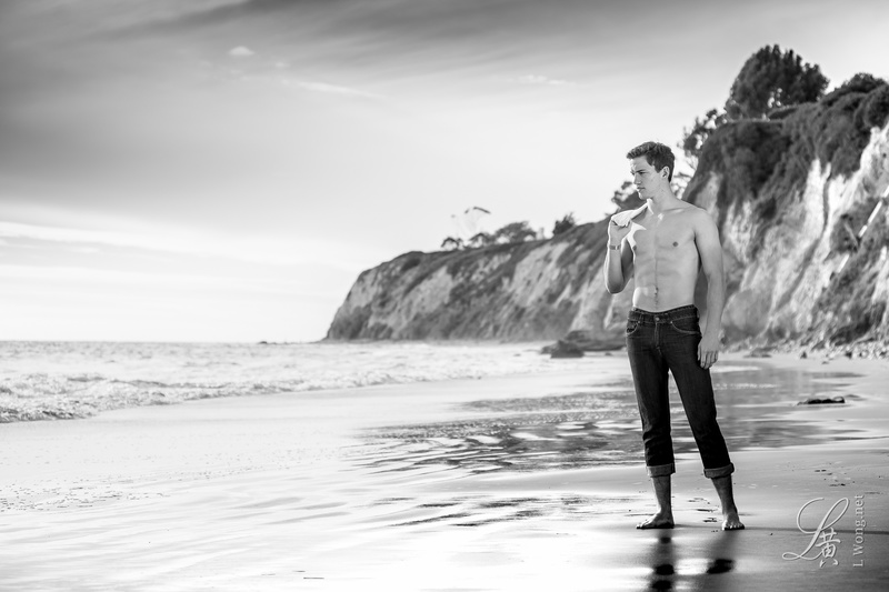 Male model photo shoot of Kgabriel96 in Santa Barbara 1000 Steps Beach