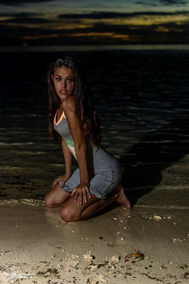 Female model photo shoot of mnlunschin in Tumon, Guam
