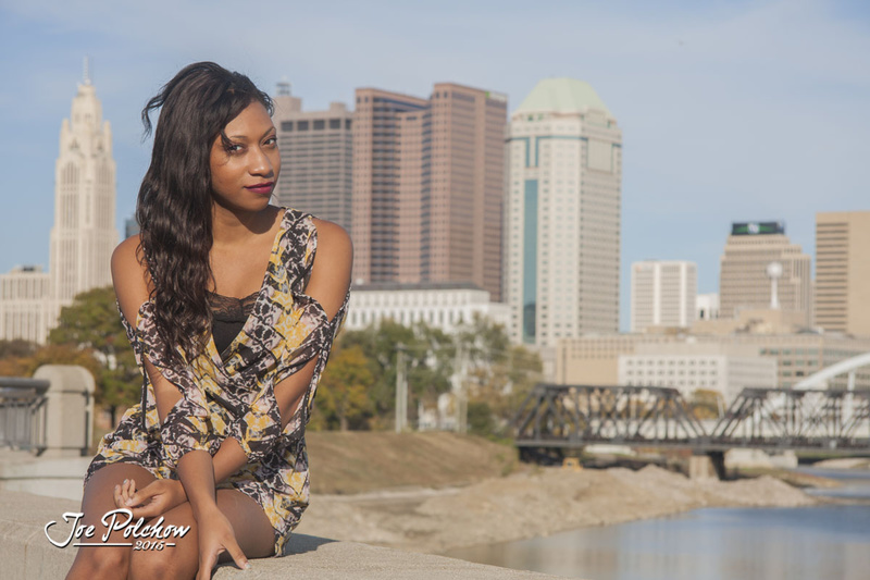 Male and Female model photo shoot of Joe Polchow and Keyona Ana Brown in Columbus, Ohio